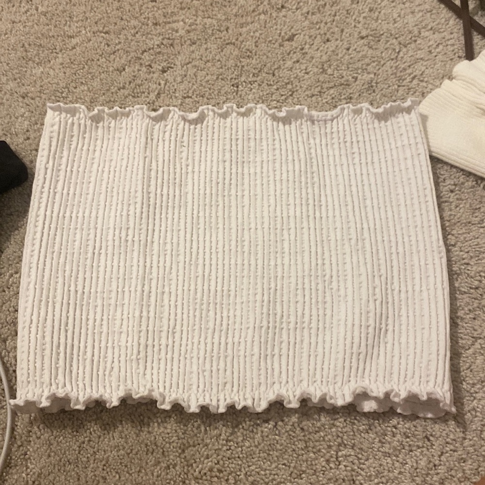 White tube top